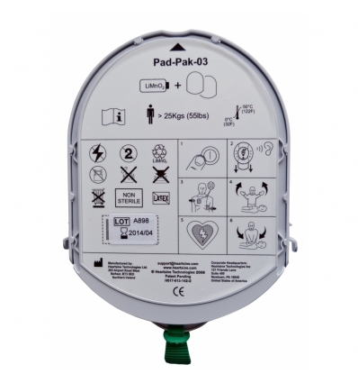 HEARTSINE PACK ELECTRODES + BATTERIE ADULTE PAD-PAK-03