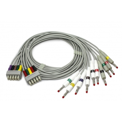 EDAN CABLE ECG FICHE BANANE POUR SE-301