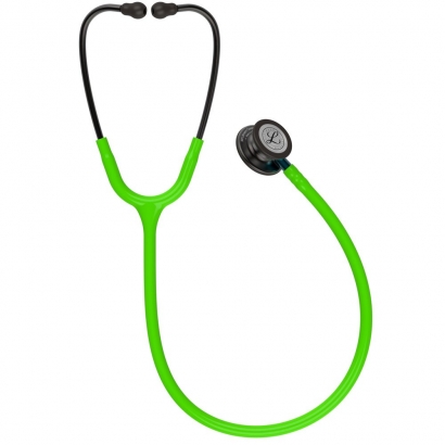 LITTMANN STETHOSCOPE 3M CLASSIC III CITRON VERT - SMOKE EDITION - 5875