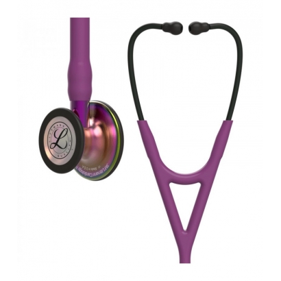 LITTMANN STETHOSCOPE 3M CARDIOLOGY IV PRUNE - FINITION RAINBOW - 6205