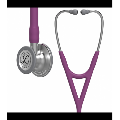 LITTMANN STETHOSCOPE 3M CARDIOLOGY IV PRUNE 6 - FINITION INOX - 6156