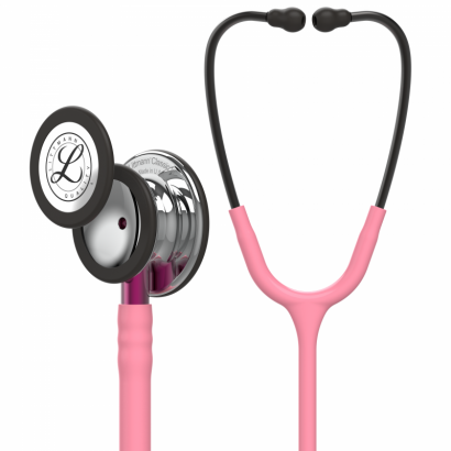 LITTMANN STETHOSCOPE 3M DOUBLE PAVILLON CLASSIC III ROSE NACRE - FINITION MIROIR - 5962