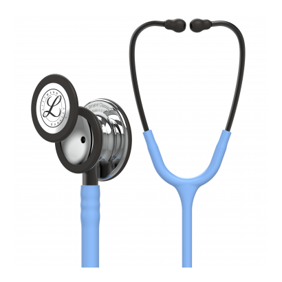 LITTMANN STETHOSCOPE 3M DOUBLE PAVILLON CLASSIC III BLEU CIEL - FINITION MIROIR - 5959