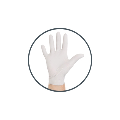 GANTS D'EXAMEN NITRILE BLANC BASIC HALYARD