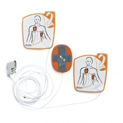 Electrodes adultes avec capteur RCP pour défibrillateur Powerheart G5