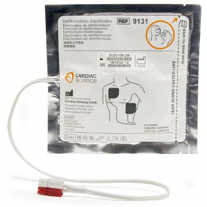 Electrodes adultes pour défibrillateur Powerheart G3