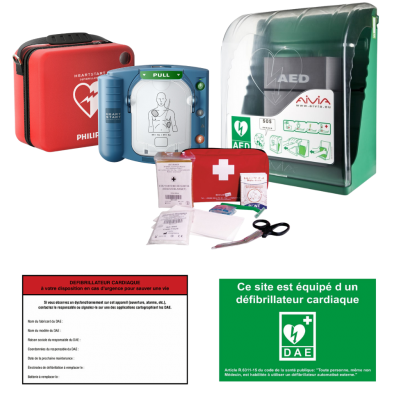 PHILIPS PACK HS1 + AIVIA S + KIT DE SECOURS + SIGNALETIQUE + ETIQUETTE SUIVI