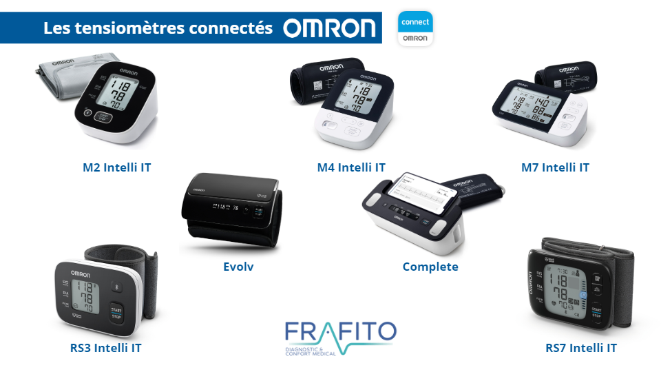 Les tensiomètres connectés Omron